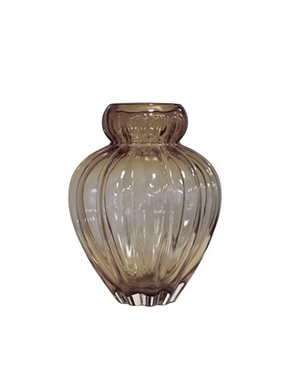 Audrey Vase - Smokey Brown - Mellem